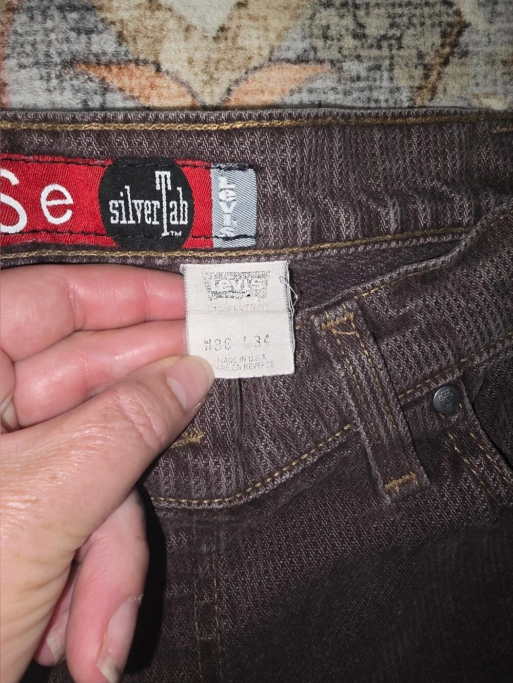 Levi's Loose-Fit Charcoal Gray Men's Jeans